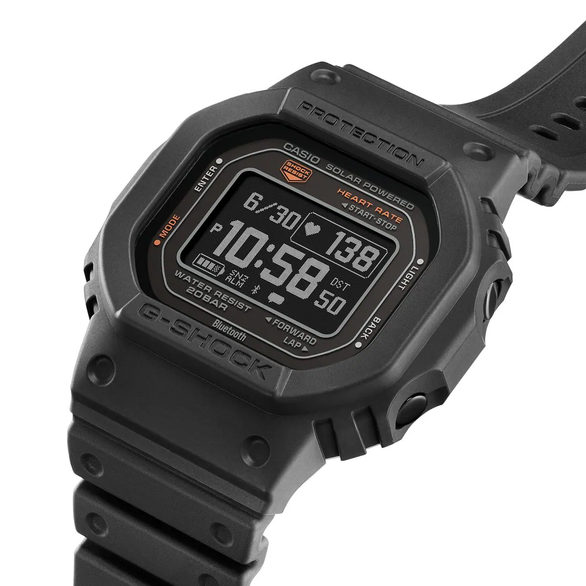 Casio G-Shock G-SQUAD DWH5600 — 10 อันดับสมาร์ตวอทช์สายลุยที่มีมาตรฐานกันน้ำลึกที่สุด วางจำหน่ายในไทย ปี 2026