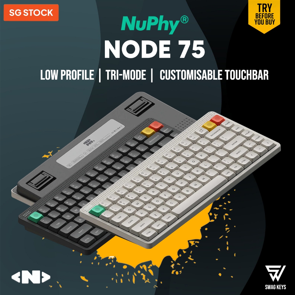 NuPhy Node75 — 10 คีย์บอร์ดไร้สายและ Custom Keyboard สเปกพรีเมียมยอดนิยมสำหรับสายทำงานและเกมมิ่ง ปี 2026