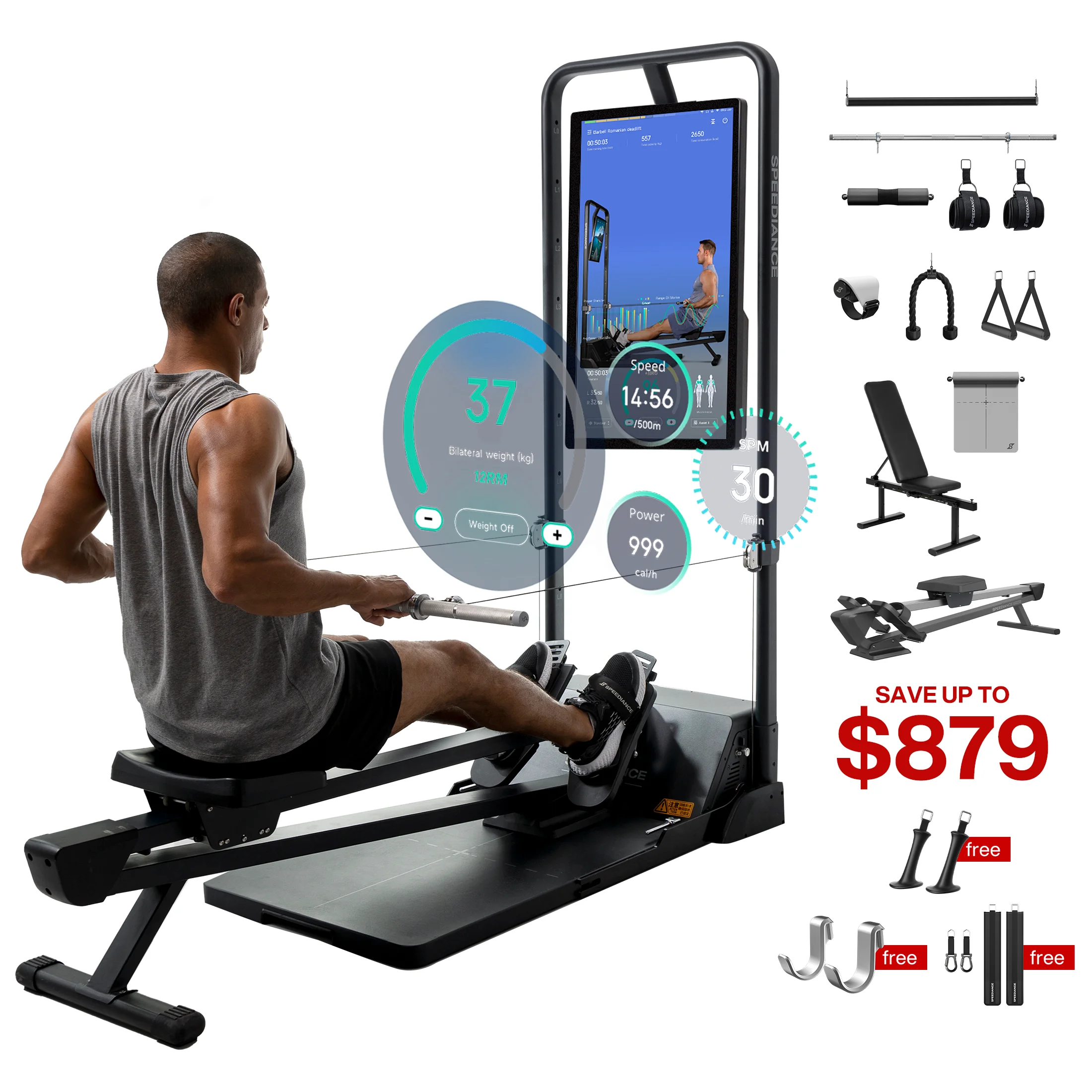 Speediance Gym Monster 2 — 10 เครื่องออกกำลังกายและอุปกรณ์ฟิตเนสสำหรับ Home Gym ยอดนิยมปี 2026 เปลี่ยนพื้นที่บ้านเป็นสตูดิโอสุขภาพ