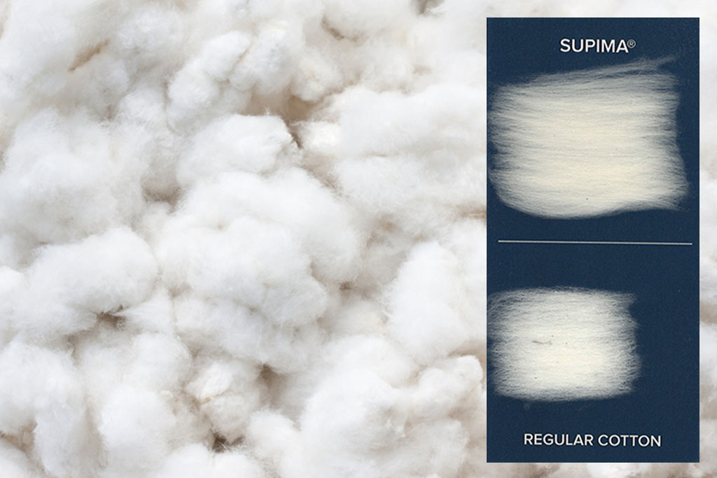 ผ้า Supima Cotton 100% — 10 ชนิดผ้าพรีเมียมยอดนิยมสำหรับการผลิตเสื้อยืดและเสื้อโปโลปี 2026 ที่โรงงานการ์เม้นท์แนะนำ