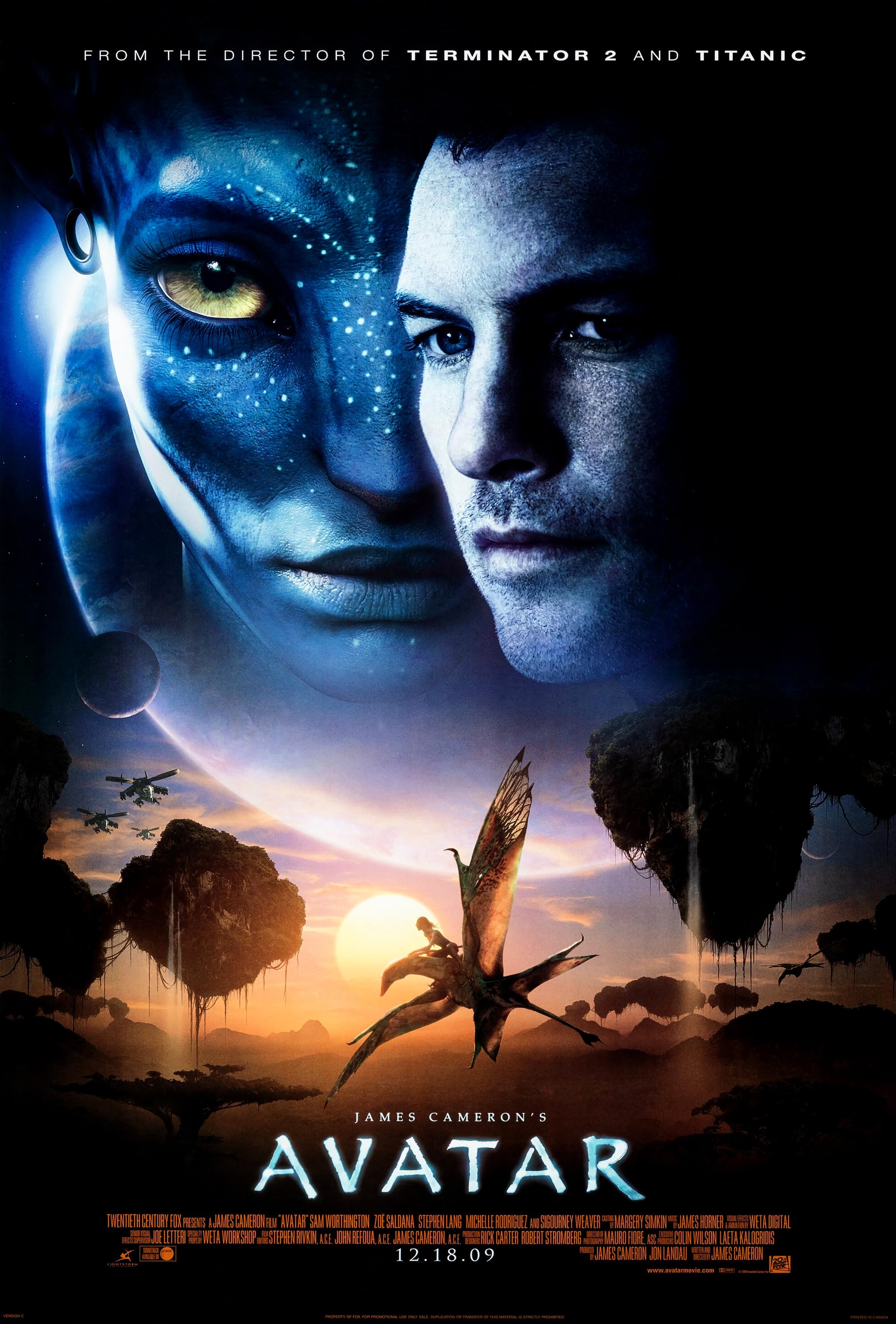 Avatar (2009) — 10 อันดับภาพยนตร์ที่ทำรายได้บ็อกซ์ออฟฟิศทั่วโลกสูงสุดตลอดกาล อัปเดตสถิติล่าสุดปี 2026