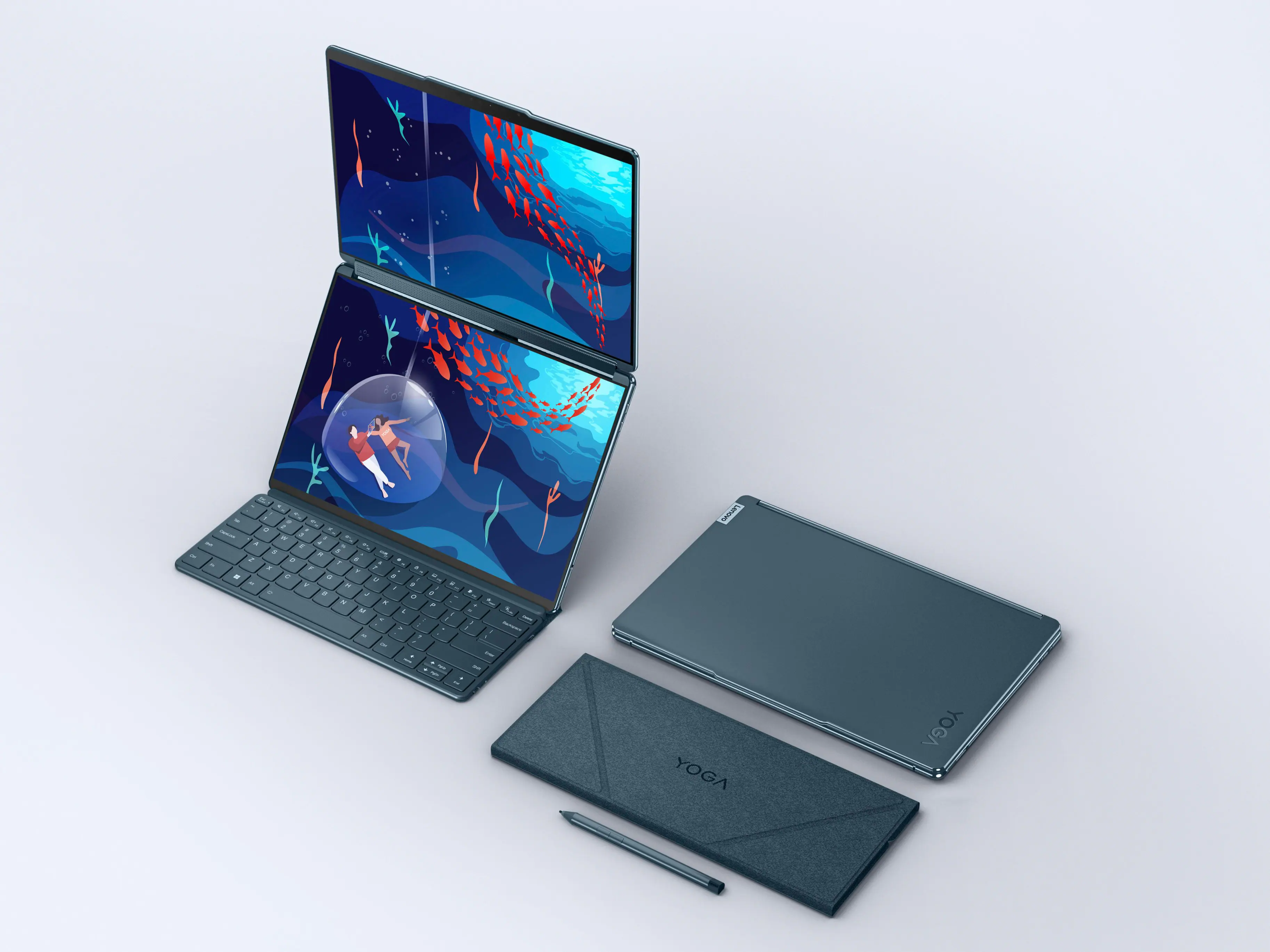 Lenovo Yoga Book 9i — 10 แท็บเล็ตและอุปกรณ์หน้าจอพับ 2-in-1 ยอดนิยมปี 2026 ขุมพลัง AI ตอบโจทย์การเรียน การทำงาน และสายวาดเขียน