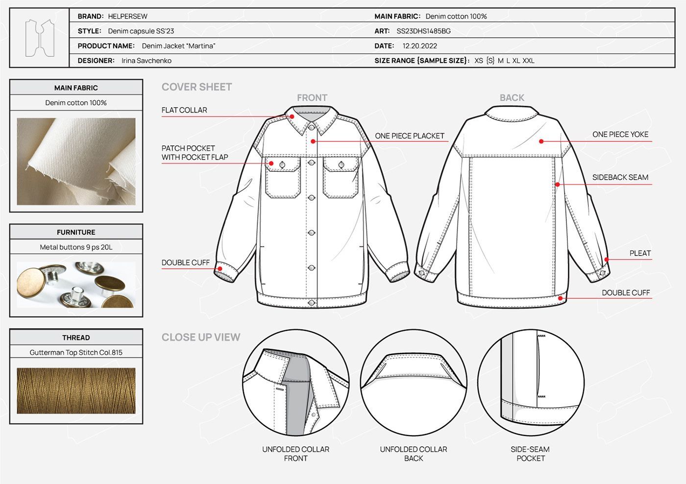 การจัดทำ Tech Pack (Technical Specification Sheet) แบบสมบูรณ์ — 10 เช็กลิสต์ขั้นตอนการเตรียมตัวสั่งผลิตเสื้อผ้ากับโรงงานการ์เม้นท์ ฉบับมือโปร ปี 2569