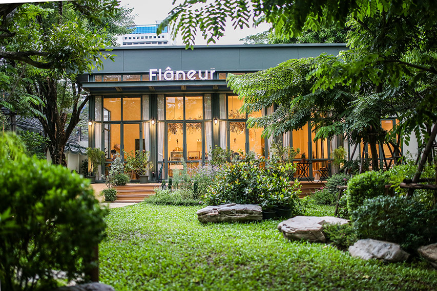 Flâneur Tea — 10 คาเฟ่และร้านบรันช์บรรยากาศดี ย่านสาทร-สีลม ยอดนิยมปี 2569 ปักหมุดมุมถ่ายรูปสวยและเมนู All-Day Dining แสนอร่อย