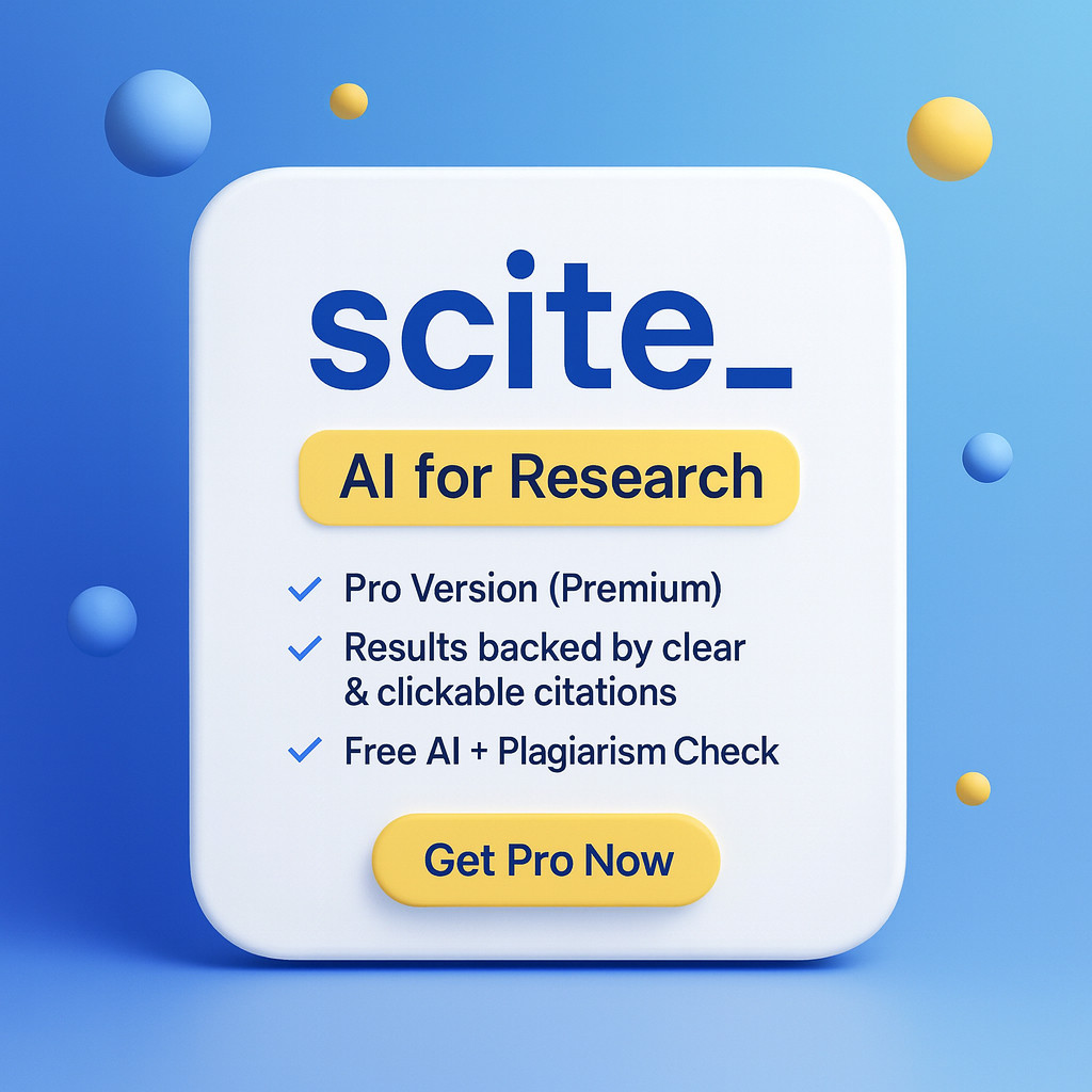 Scite.ai — 10 แพลตฟอร์มและโมเดล AI สำหรับงานวิจัยและการสืบค้นข้อมูลเชิงวิชาการ ยอดนิยมปี 2026