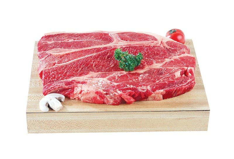 เนื้อวัว ส่วนสันคอ (Beef Chuck) — 10 อันดับอาหารธรรมชาติที่มีปริมาณสังกะสี (Zinc) สูงที่สุดต่อ 100 กรัม เสริมภูมิคุ้มกันและปรับสมดุลร่างกาย