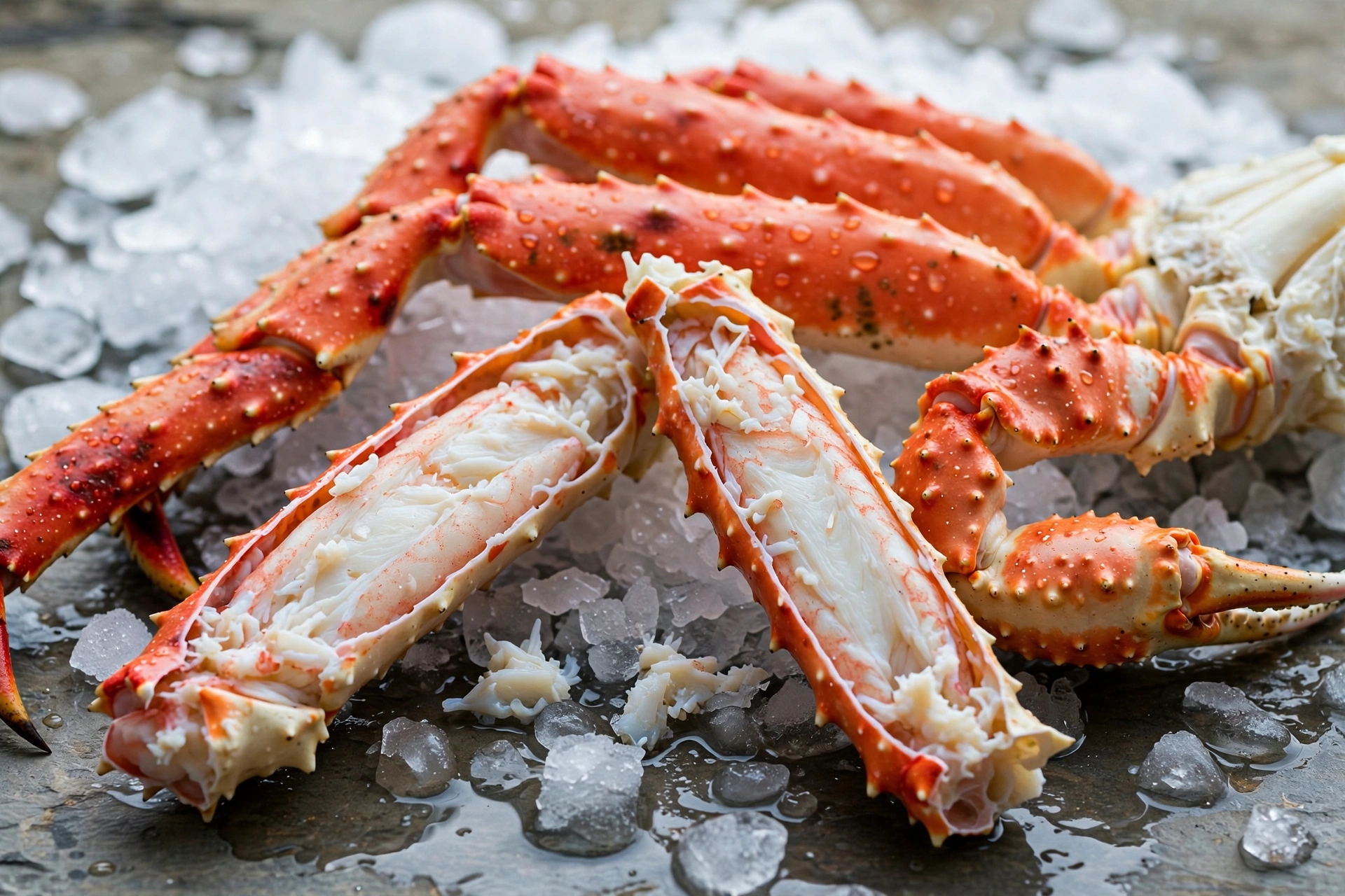 ปูอลาสก้า (King Crab) — 10 อันดับอาหารธรรมชาติที่มีปริมาณสังกะสี (Zinc) สูงที่สุดต่อ 100 กรัม เสริมภูมิคุ้มกันและปรับสมดุลร่างกาย