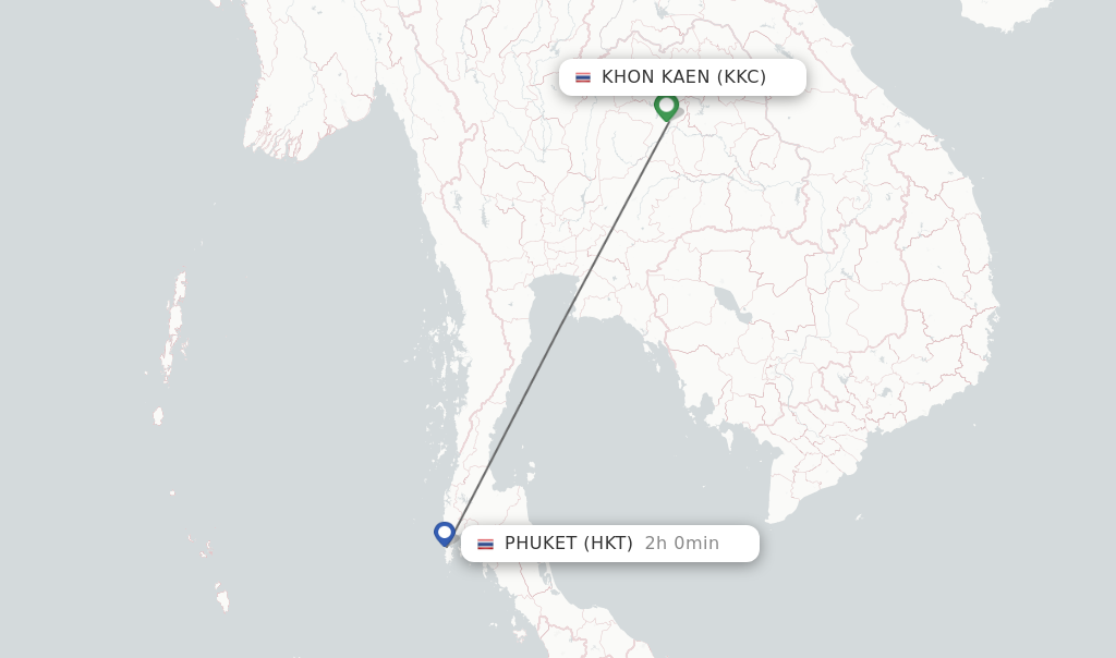 ภูเก็ต (HKT) – ขอนแก่น (KKC) — 10 เส้นทางบินตรงข้ามภาคและเชื่อมเมืองรองในไทย ยอดนิยมปี 2569 ปลดล็อกการท่องเที่ยวสะดวกสบายไม่ต้องต่อเครื่อง